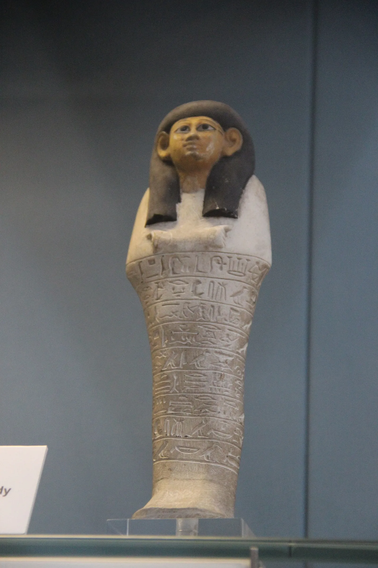 A small Egyptian shabti funerary figure